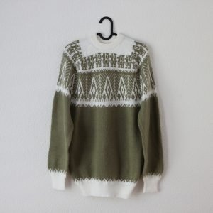 Eleganz - Alpakas Olivgrün