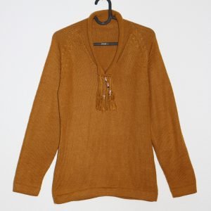 Eleganz - Freizeitpullover Senf