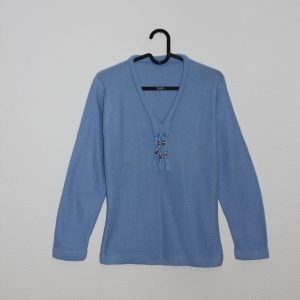Eleganz - Freizeitpullover hellblau
