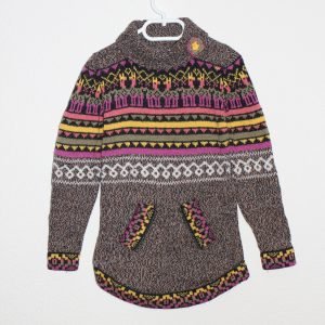 Klassiker - Pullover mit geschlossenem Kragen Braun